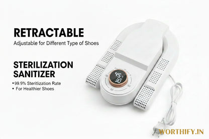 Worthify™ Smart Shoe Dryer & Deodorizer | Fast Drying & Odor Removal